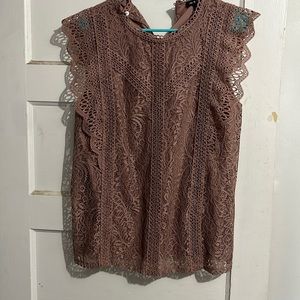 Lacey High Neck Blouse
